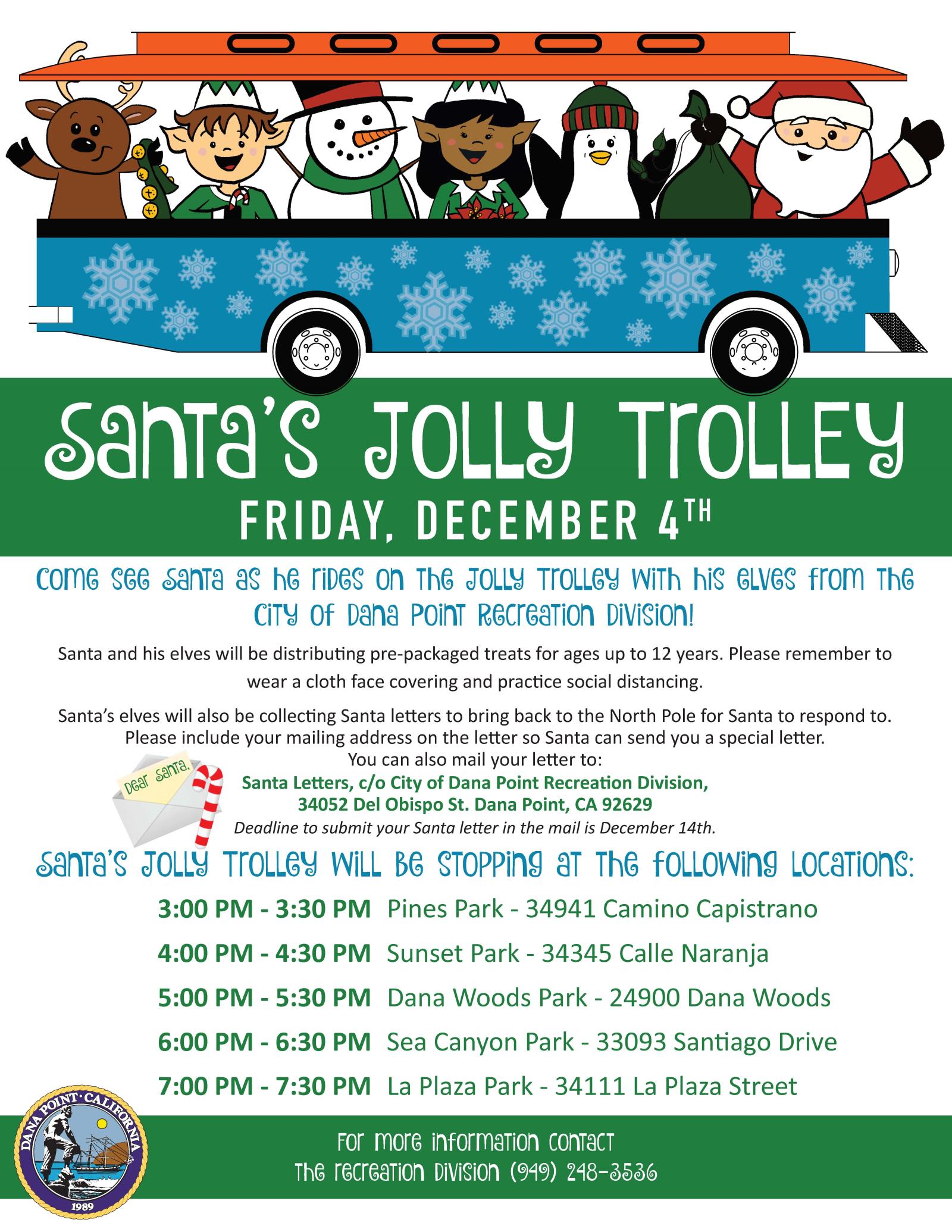 Santa's Jolly Trolley Flyer
