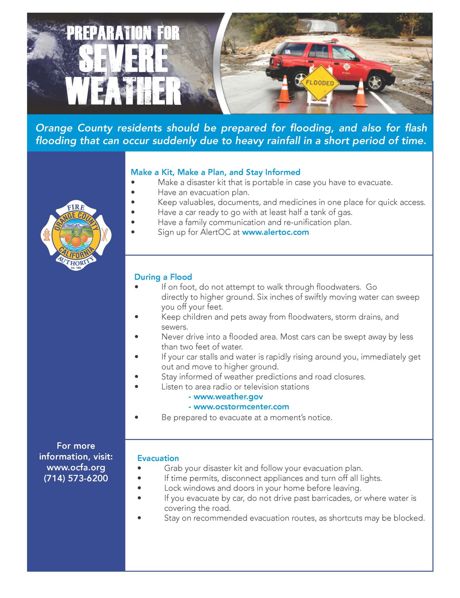 Severe Weather Safety Flyer 1